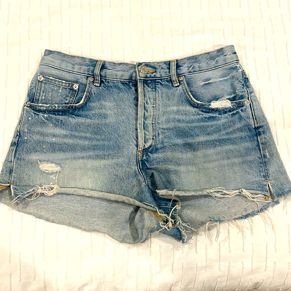 Maje Jean Cutoff shorts size 40